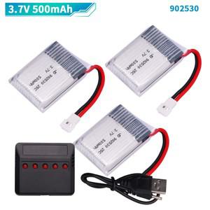 3.7V 902530 Wltoys V931 F949 XK K123 6Ch RC 헬리콥터 용 500mAh 25C LiPo 배터리 및 충전기 고품질 리포