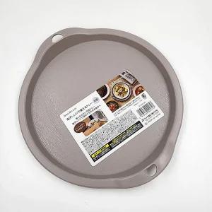 안전한 일본제 전자레인지 트레이 원형 사각형 2종