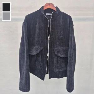 [리빌모아]남자 간절기 크롭 투웨이 니트집업 자켓 5C-JKA-Q113-검정