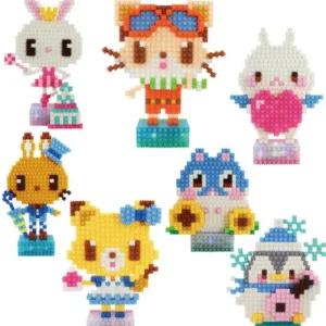 캐릭터 무드등 유아 어린이 블럭 블록 놀이 장난감 교구툭툭 만들기 쌓기 등만들기 재료 세트 교재 학습 공