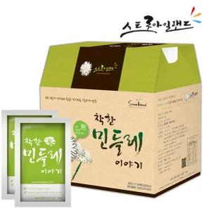 착한 민들레즙(80ml x 30팩)원액 엑기스 진액 몸에좋은 에좋은 파우치 선물용 소포장 민들레 민액