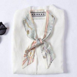 스카프마니아 프린 미니 타이 스카프 봄 양면 쁘띠 퀸 스 여성 끈