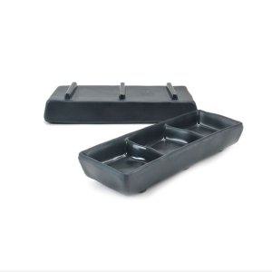 가정용 멜라민 양념종지 3칸 나눔 반찬 접시 업소용 직사각 17.8x6.7cm