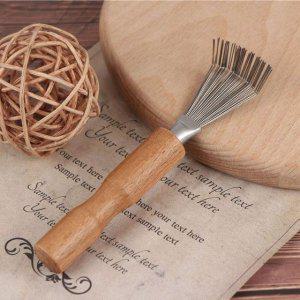 도구 브러시 청소기 빗클리너 핸들 빗 헤어 나