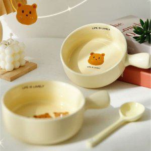 세트 양손형 시리얼볼 손잡이볼 파스타 라면 보울