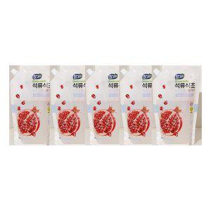 석류식초리필 참그린 설거지용참그린 석류식초 5개입 리필형