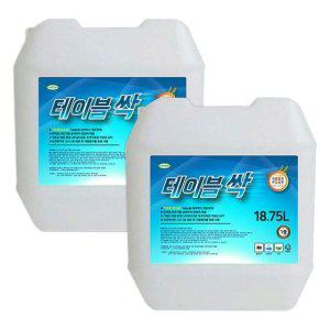 2개입 비바크린 위생관리 식탁청소 대용량식탁세정제 18.75L
