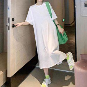 홈원피스 옆트임원피스 코디 원피스 여성 반팔원