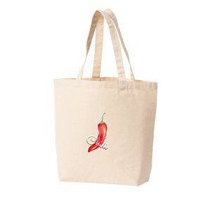 에코백 토트백 칠리 고추 CHILI 매운맛 고추 다양한색상 전사이즈