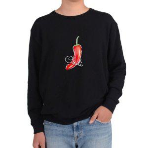 기모맨투맨 칠리 고추 CHILI 매운맛 고추그림 다양한색상 전사이즈