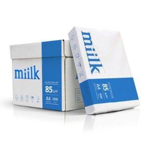 사무용 복사 용지 쿼터밀크 A4 85g 500매 박스 오피스 문서용지