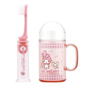 휴대용 칫솔 마이멜로디 캐릭터 케이스 스케이터 아동용