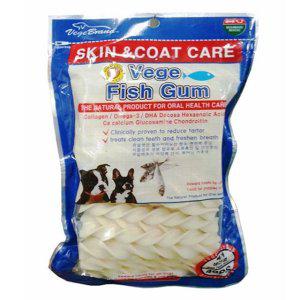 강아지간식 베게 생선껌 40입 1P 껌 영양 훈련보상