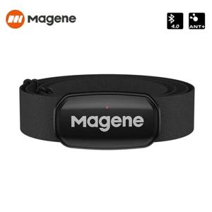 Magene H303 H64 심박수 모니터 무버 센서, 듀얼 ANT 블루투스, 가슴 스트랩 포함, 사이클링 컴퓨터 자전거, 와후 가민 스포츠