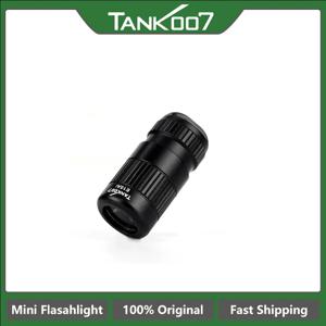 TANK007 포켓 LED 휴대용 흰색 빛 손전등 키 체인 야외 하이킹 홈 비상 조명 높은 전력 토치 E15