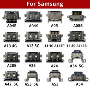 100 Pcs USB 충전 포트 독 삼성 A04E A04S A05 A05S A13 4G A13 5G A14 A145P A146B A20E A23 A24 A34 A42 A54 A53 5G