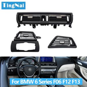 LHD RHD 전면 후면 에어컨 AC 벤트 그릴 배출구 패널 커버 BMW 6 시리즈 F06 F12 F13 630 635 640 645 650 2011-2018