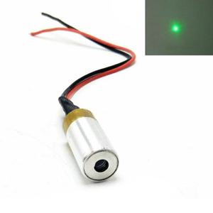 산업 실험실 532nm 30mW 녹색 레이저 다이오드 모듈 초점 도트 라이트 3-5V 드라이버
