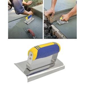 스테인레스 스틸 코너 흙손 코너 도구 석고 흙손 콘크리트 흙손 마른 벽에서 나온 도구 고무 손잡이 코너 쉐이핑 흙손