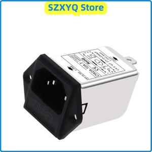 단일/이중 보험 EMI 필터 CW2A-3/6/10A-T EMI 소켓 전원 필터 오디오 전력 정수기 차량 간섭 방지