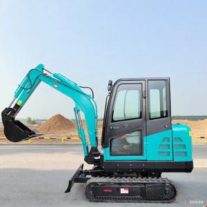 맞춤형 미니 굴삭기 3.5톤 소형 굴착기 크롤러 굴삭기 가정용 농지 정원 작업 및 건설 작업용