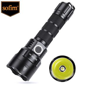 Sofirn C8G 강력한 LED 손전등 21700 SST40 18650 전원 표시기 랜턴 토치 2 그룹 램핑 SOS 비콘 야외