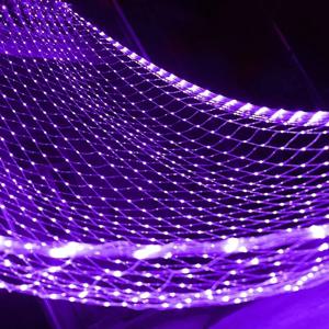 6x4M 3x3M LED 그물 메쉬 빛 크리스마스 창 커튼 문자열 빛 야외 요정 빛 갈 랜드 결혼식 휴일 장식 램프