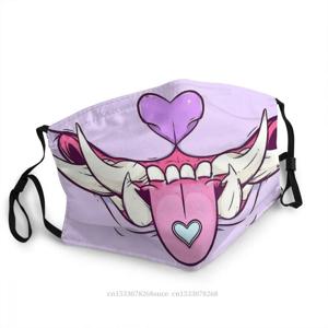 Vaporwave-아름다운 비주얼 아트 스타일 인터넷 밈 레트로 마스크 성인용, 스위트 치아 오니 베리, 독특한 패션 마스카라