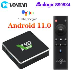 Ugoos X4Q Pro TV BOX 안드로이드 11 스마트 TV 박스 S905X4 DDR4 4GB 32GB Wifi 1000M X4 큐브 X4 Pro S905X3 안드로이드 9.0 TVBOX 셋톱 박스