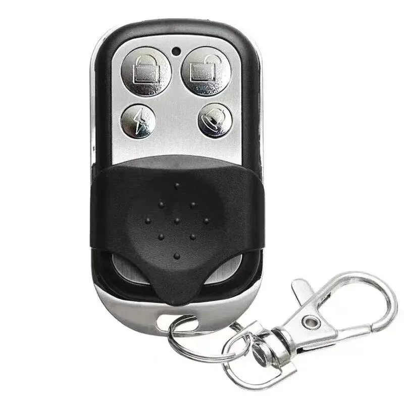 전기 차고 문 복사용 무선 금속 4버튼 433MHz 리모컨 5/10개