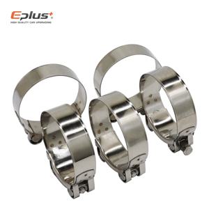 10 PCS 유니버설 T 볼트 스타일 강도 높은 패스너 클램프 스테인레스 스틸 배기 파이프 클립 하드웨어 액세서리 패스너