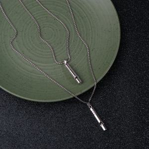 시끄러운 비상 휘파람 키 체인 생존 야외 하이킹 캠핑을위한 휴대용 목걸이 열쇠 고리