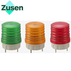 Zusen 소형 신호등, 3 가지 모드 스위치 스트로브 플래시, 항상 켜짐 경고 LED 램프, TB5051, 녹색, 노란색, 빨간색, 12V, 24V, 110V, 220V