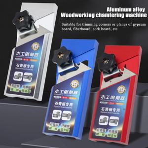 핸드 매뉴얼 목공 45 °   10개 블레이드가 있는 평면 베벨 모따기 버 트리머, 석고 보드 목재 보드 건식 벽용