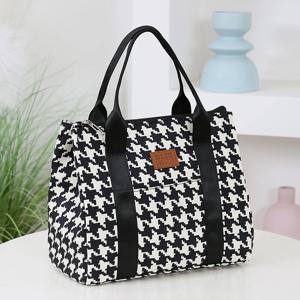 보관 주머니가 있는 절연 통근 점심 가방 직장인을 위한 휴대용 핸드백 식사 상자가 포함된 열 음식 캐리어