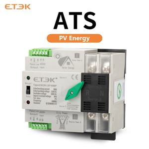 ETEC 단상 100A 220VAC PC 클래스 자동 전환 스위치 도시 그리드-PV 에너지 및 인버터 EK2R.