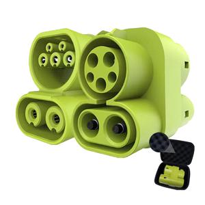 250A CCS1-CCS2 어댑터는 DC 및 AC를 지원합니다. CCS1 충전기-CCS2는 Fast Ev 충전 어댑터 공용 충전소에 적합합니다.