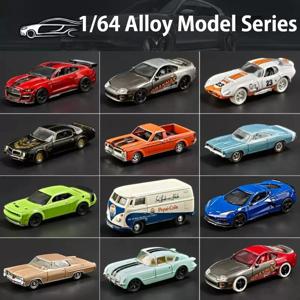 1:64 스케일 JDM 코르벳 GT500 파이어버드 데이토나 스타더스트 합금 다이캐스트 모델 장난감 시리즈 미니어처 자동차 어린이 장난감 선물