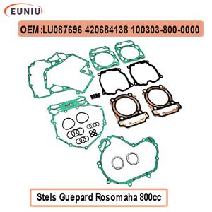 Stels Guepard Rosomaha 800 ATV UTV Offroad LU에 적합한 엔진 가스켓 씰 키트 087696 420684138 100303 -800-0000