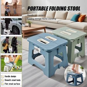 성인 어린이 휴대용 접이식 의자 두꺼운 플라스틱 안장 의자 캠핑 하이킹 야외 여행을위한 경량 조절 가능