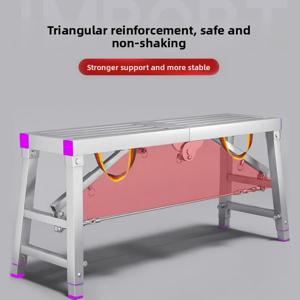접이식 텔레스코픽 의자 단일 및 이중 지지대 비계 용융 아연 도금 접이식 발판