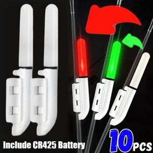 LED 이동식 방수 낚시 전자 막대 CR425 배터리가있는 빛나는 빛 플로트 태클 야간 암석 낚시 액세서리