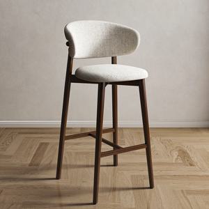 나무 야외 바 의자 주방 정원 침실 바 높은 의자 럭셔리 바 Sandalyesi Mutfak 레스토랑 가구