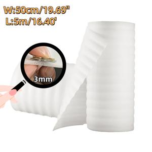 3mm EPE 폼 롤 50cm x 5m 폭 경제적인 포장 대안 빈 공간 채우기 선물 보호 포장 배송용