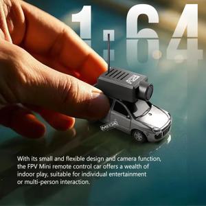 Wltoys 6401 1/64 FPV 1인칭 뷰 미니 RC카 및 런웨이 매트 2.4GHz 자이로스코프 리모컨 HD 카메라 레이싱 완구