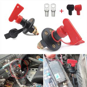 300A 12V 24V 빨간색 2Key 차단 배터리 메인 킬 스위치 차량 자동차 수정 절연체 단로기 트럭 보트 자동차 자동차 전원 스위치