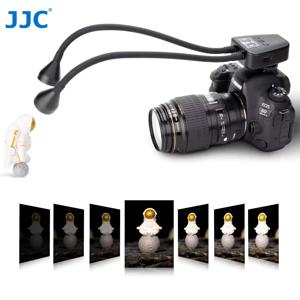 Canon Nikon Sony Olympus Fujifilm DSLR 용 10 레벨 조정 가능한 밝기 매크로 사진 조명이있는 JJC LED 매크로 암 라이트