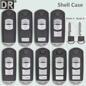 DR 교체 자동차 원격 키 쉘 케이스 For Mazda 3 5 6 CX-3 CX-4 CX-5 CX-7 Atenza Axela