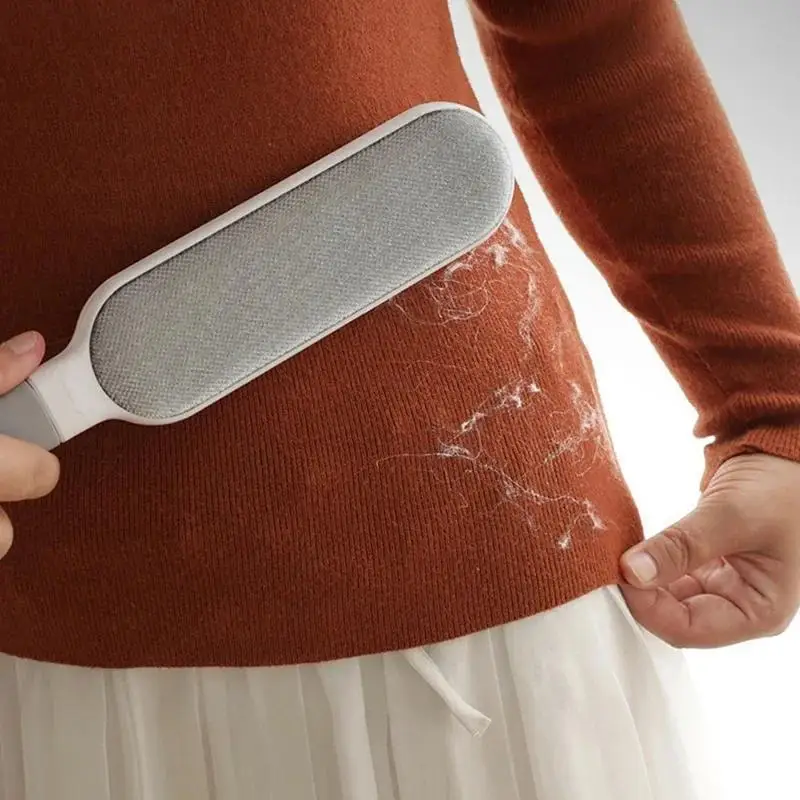 양면 애완 동물 헤어 리무버, 수동 정전기 끈적 끈적한 린트 브러시, 고양이, 의류, 소파, 가구, 카펫 청소용