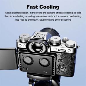캐논 소니 후지 A7M4 ZVE1 A6700 A7C2 ZVE10 ZV1 R5 90D XS10 XT4 X-H2S DSLR용 새 SP-A8 카메라 쿨링 팬 냉각 시스템